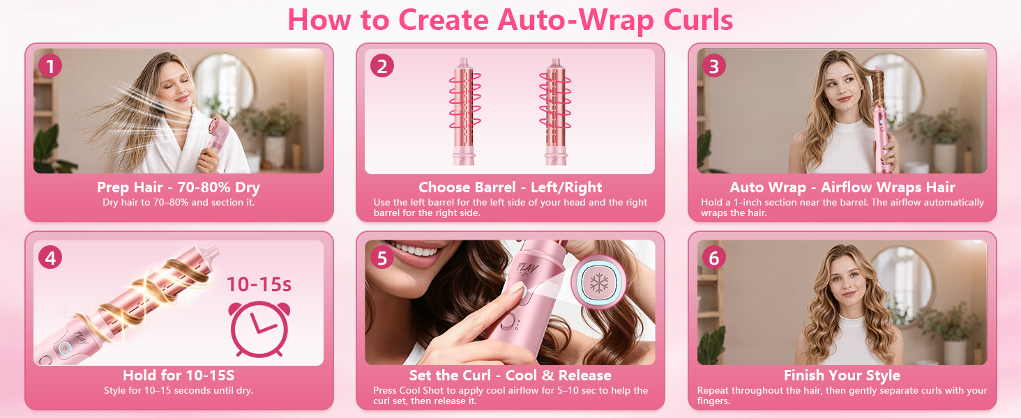 auto wrap hair curler