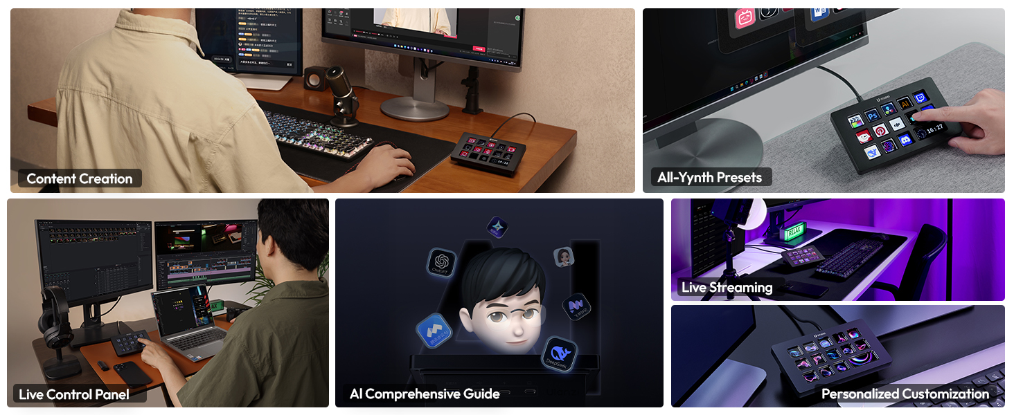 ulanzi d200h ulanzi d200h stream controller ulanzi d200h deck dock ulanzi upgrade d200h