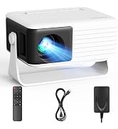 Yoton Mini Projector for Phone, Portable Small 1080P Full HD Supported for iOS/Android/Laptop, Vi...