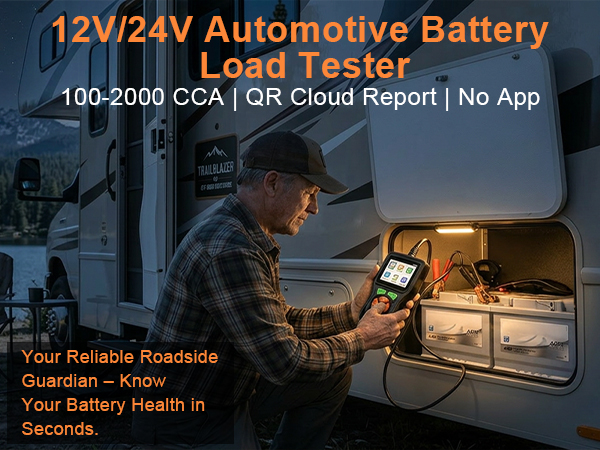 12V/24V Automotive Battery Load Tester