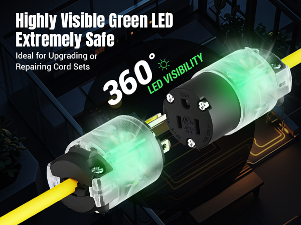 extension cord plug replacement