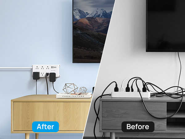wall mount power strip