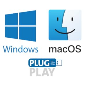 Plug-and-Play Installation on Mac or PC