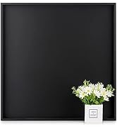 Hanobe Square Large Ottoman Tray: Modern Extra Large Black Serving Decorative Trays with Cutout H...