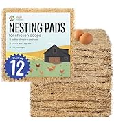MagJo Premium Aspen 12 Pack Excelsior Nesting Liners (12 Pack), Chicken Bedding for Nesting Box, ...