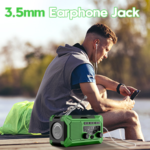 Toolchums Solar Radio Emergency Handcrank