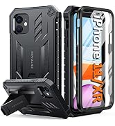 FNTCASE for iPhone 11 Phone Case: for iPhone XR case with Kickstand Shockproof Military Grade Pro...