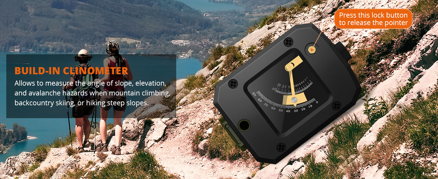 Aluminum Alloy Camping Compass