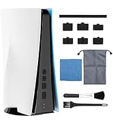 RHOTALL Dust Plugs Kit for PS5 Console, USB HDMI AC LAN Port Dust Protector, Silicone Dustproof P...