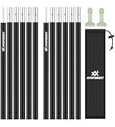 Tent Poles for Tarp, AVOFOREST Camping Tent Tarps Poles Adjustable Aluminum Camping Accessories 8...