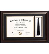 ELSKER&HOME 11x17 Diploma Frames with Tassel Holder for 8.5x11 Certificate Document Shadow Box, M...