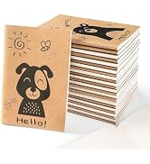 Sikao Journaling Notebooks, Mini Journals for School Bulk, 24 Pack Kraft Paper Cute Animals Pocke...