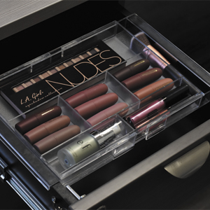 makeup draw organizer tray