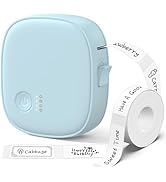 XenGro Mini Label Maker Machine with Tape – Portable Bluetooth Mini Label Printer, Wireless Therm...