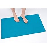 Cotton Paradise Bath Rug for Bathroom, 20x34 inch 100% Cotton Non Slip Bath Mat Rug, Soft Absorbe...