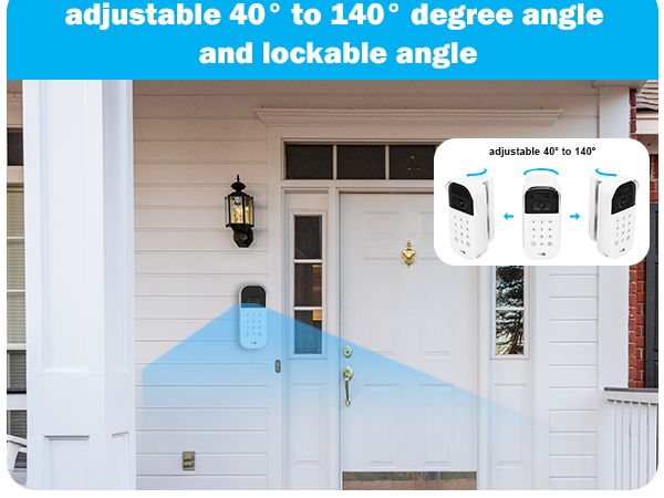 smart garage video keypad
