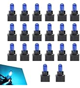 CouTunp 20PCS T5 17 57 86 Halogen Instrument Cluster Bulbs, 12V Dash Light Bulbs, Automotive Repl...