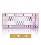 YUNZII B75 PRO Wireless Mechanical Keyboard,75% Layout with Knob,Hot Swap Gasket Custom Structure...