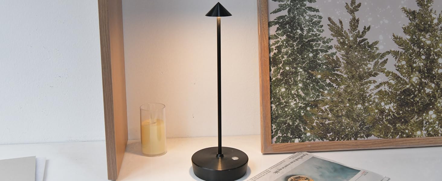 2Pack Rechargeable Cordless Table Lamp