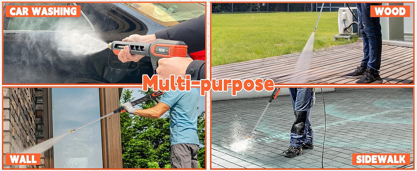 50 FT Power Washer Hose and Gun