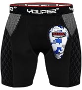 Youper Youth Elite Padded Baseball Sliding Shorts w/Soft Athletic Cup