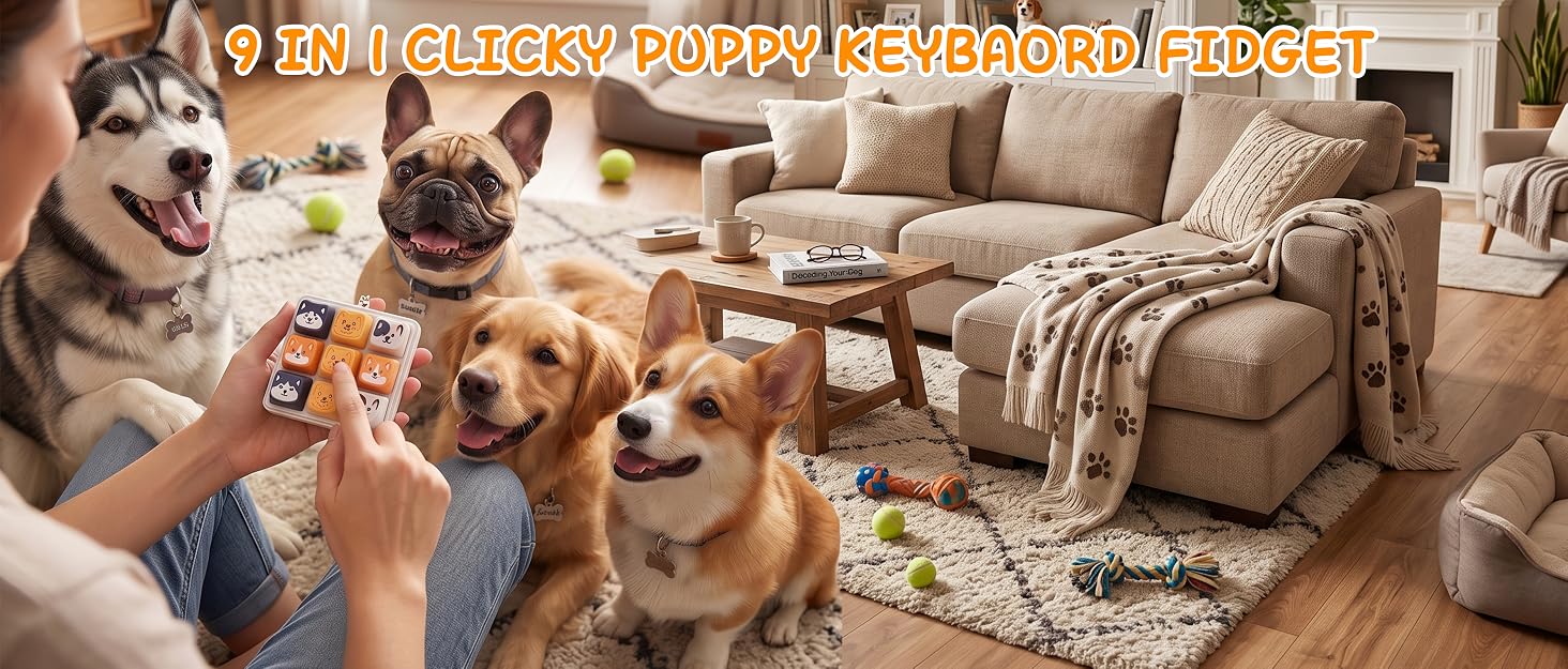dog keybaord fidget