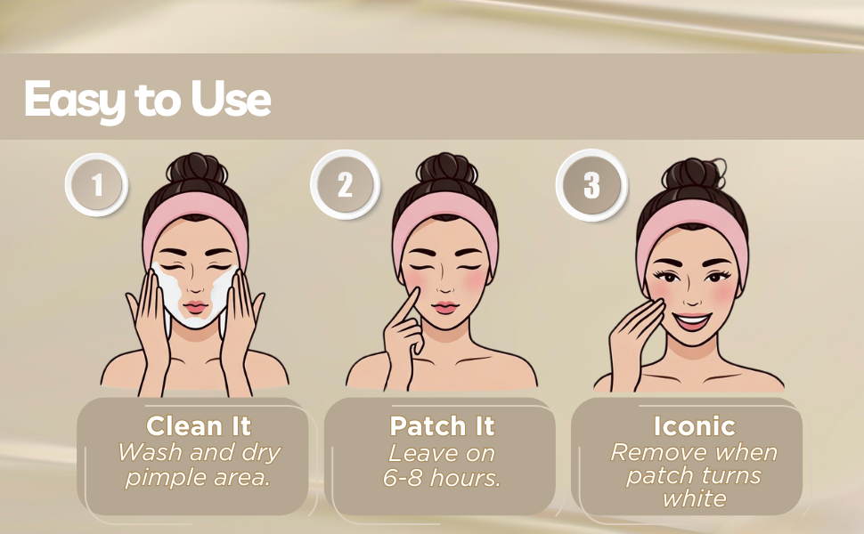 Invisible strong-adhesion patches that help reduce pimples and prevent picking