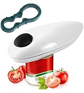 Sonhomay Electric Can Opener, Automatic Can Opener for Kitchen, Portable Automatic Tin Opener wit...