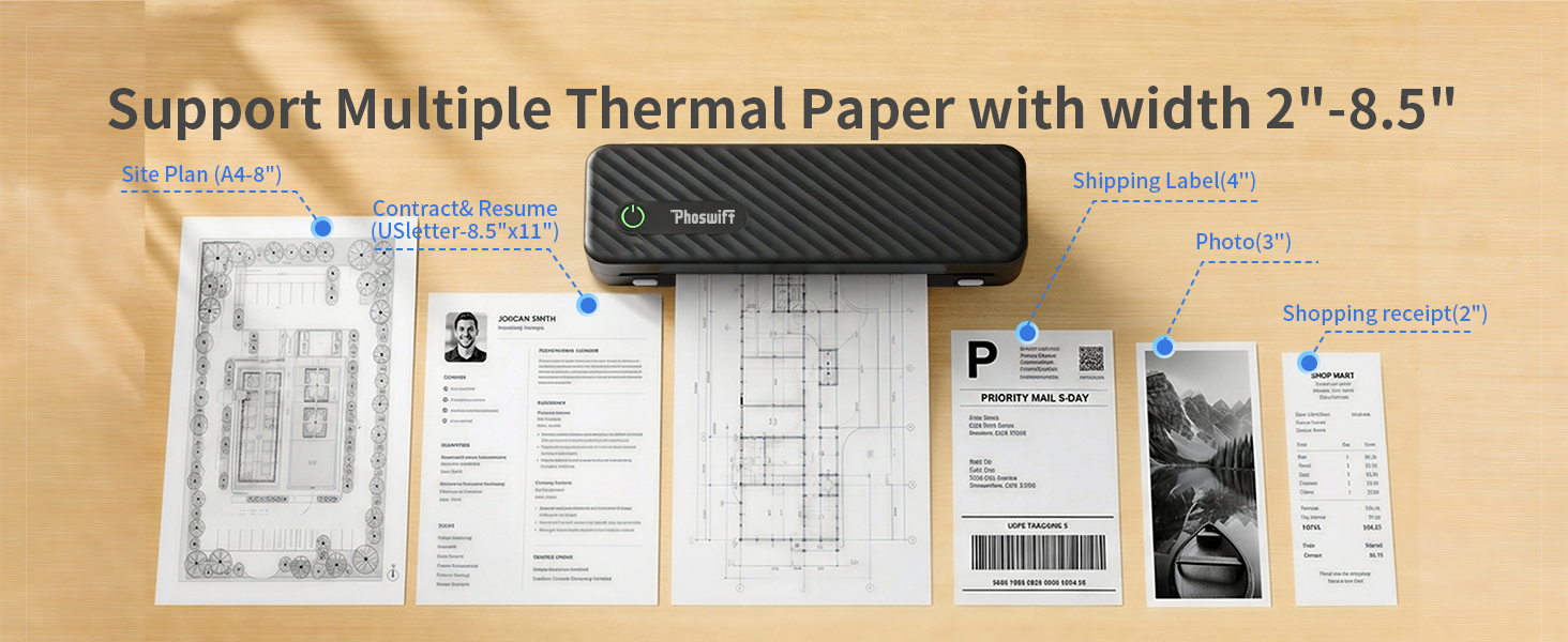 THERMAL PRINTER 8.5 x 11