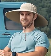 summer wide brim outdoors hat for mens