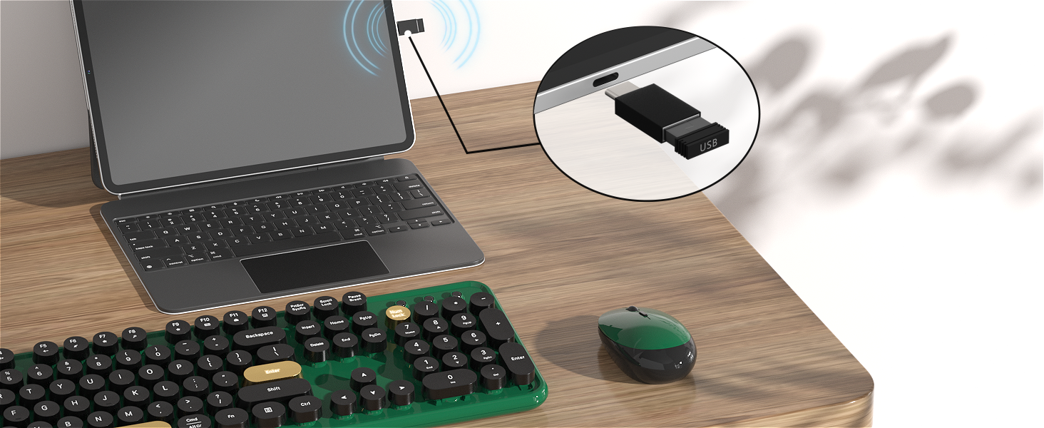 COMPUTER WIRELESS KEYBOARD AND MOUSE