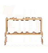 Meifuly Wood Therapy Massage Tools Wall Shelf, Wood Therapy Tool Storage Rack, Wall Mount, Common...