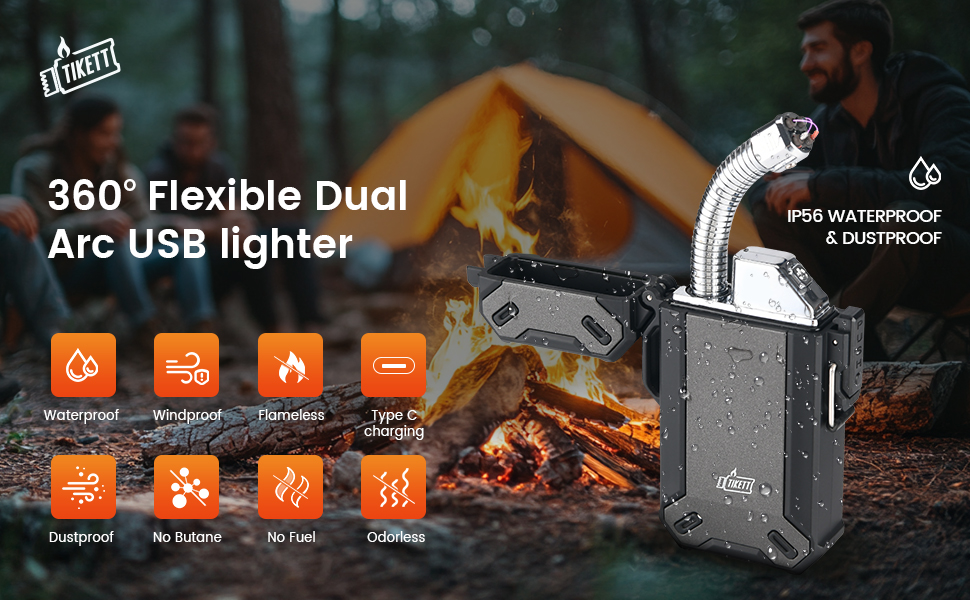 camp dual flexible arc lighter
