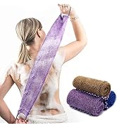 Dr.Pedi 3 Pieces African Net Sponge with Handles Long African Exfoliating Net Washcloth Bath Spon...