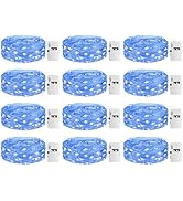 inkgear 12 Pack Fairy Lights with Timer - Battery Operated 3 Modes, 7ft 20 LED Waterproof Indoor ...