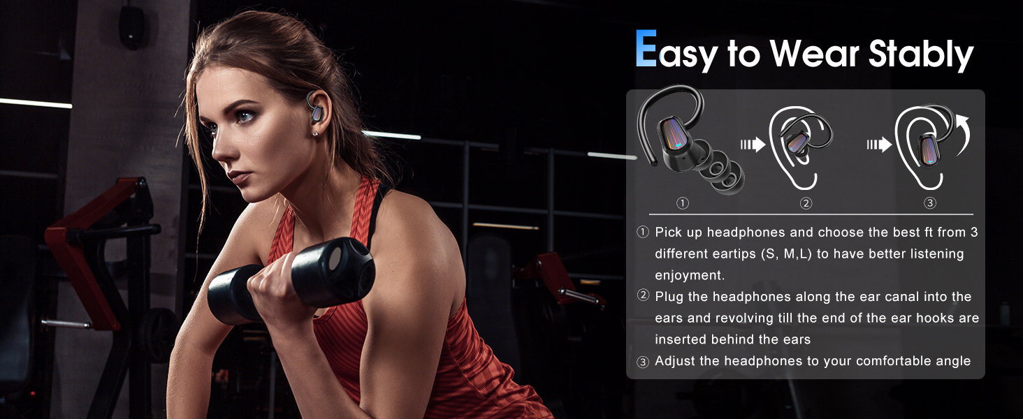 Bluetooth Headphones easy to wear