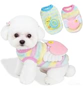 2 Pack Teacup Dog Clothes Warm Soft Fleece Extra Small Dog Sweaters for Teacup Chihuahua Yorkies ...