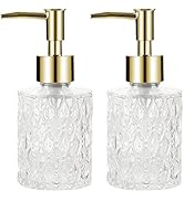 Retyion Multipurpose Soap Dispenser Easy to Clean Glass Soap Pump Dispenser Ideal for Bath and Ba...