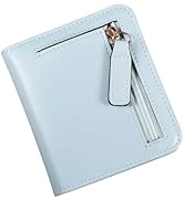 XZVXZV Small Wallet Women RFID Blocking Leather Bifold Compact Card Holder Wallet for Women With ...