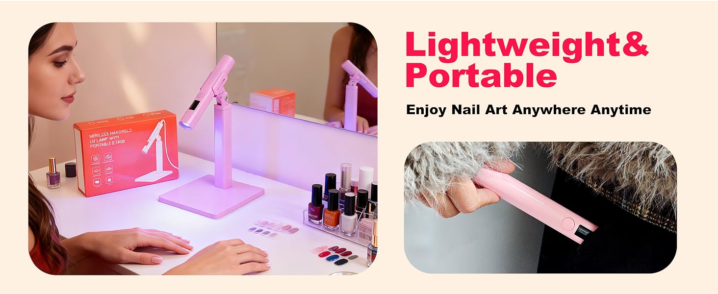 handheld gel nail light