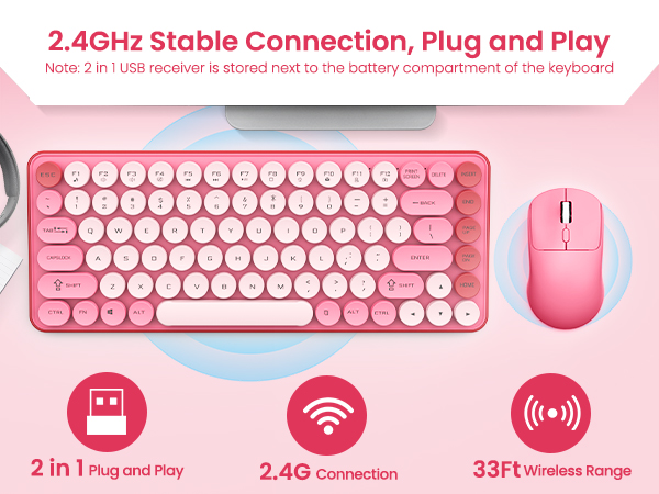 wireless keyboard and mouse combo