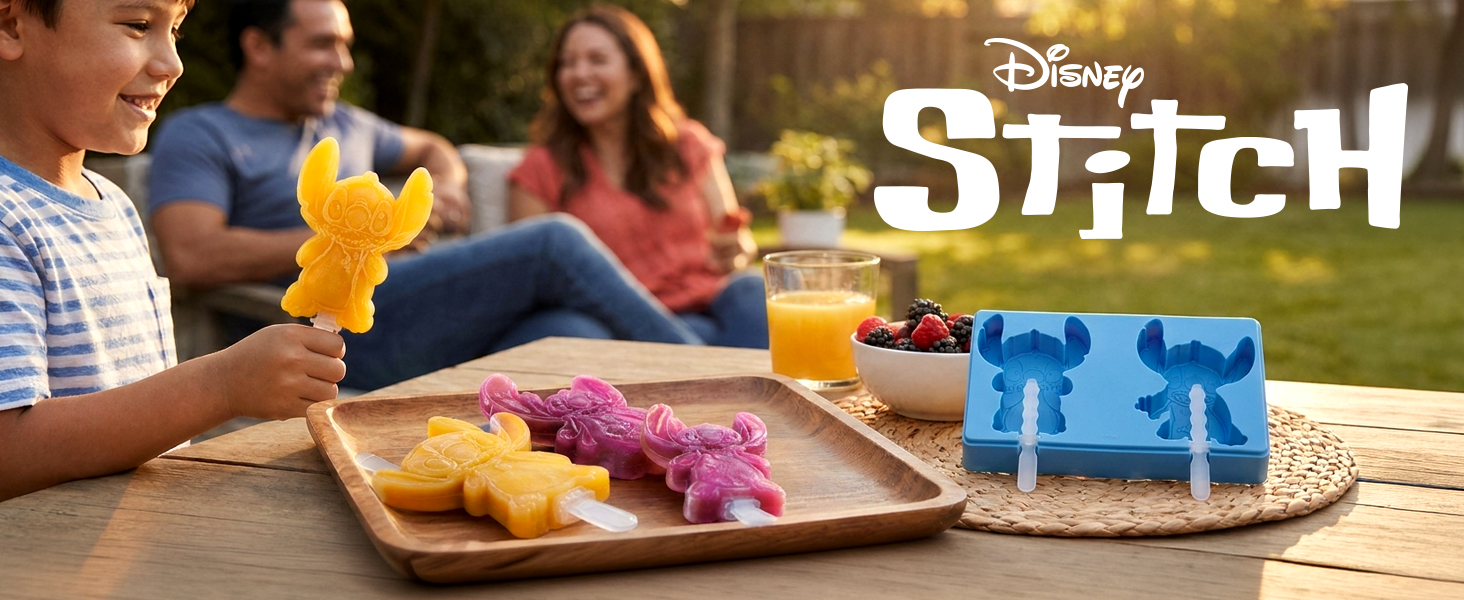 Stitch Shaped Popsicle Molds
