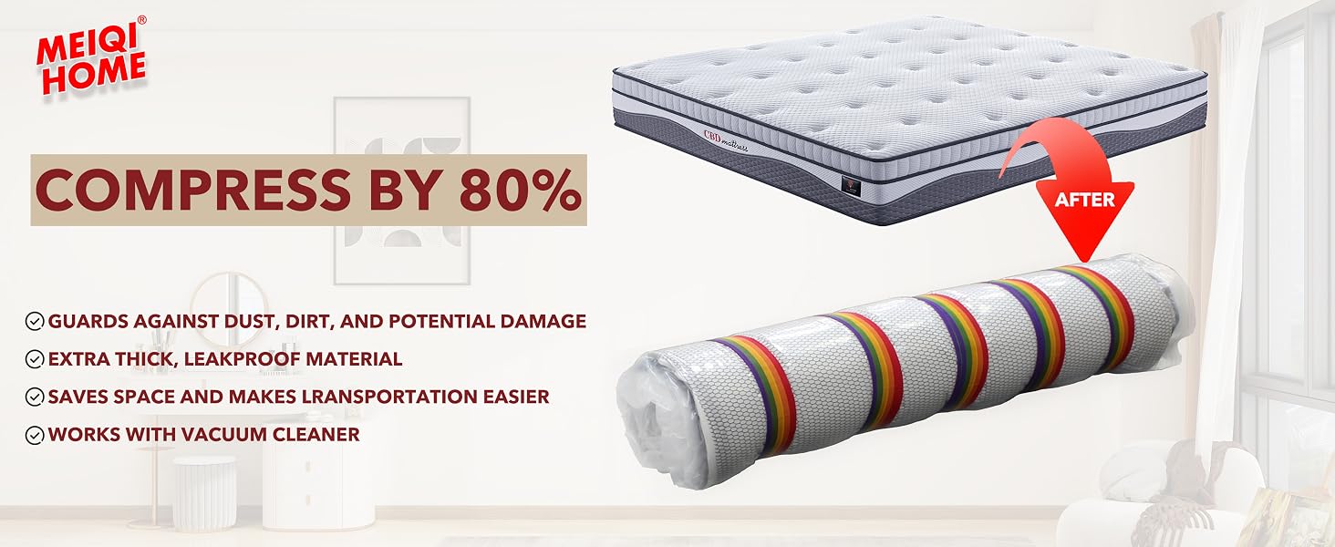 MEIQIHOME Twin/Twin-XL Mattress Vacuum Bags