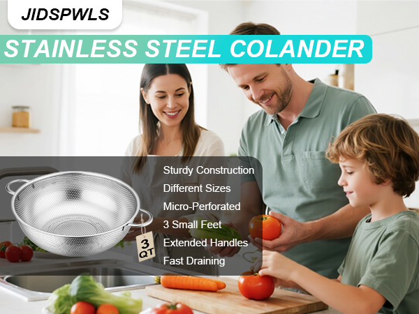 3qt colander