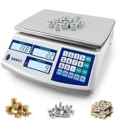 SASVY Counting Scale (88lb/40kg, 0.1g) lb/oz/kg/g Industrial Digital Inventory Scale with Battery...