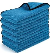 WEAWE Microfiber Towels for Cars - 6 Pack (15.7 x 15.7 inch ), Microfiber Cleaning Cloth, Drying ...