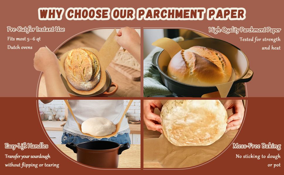 parchment paper for sourdough baking