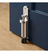 Automatic Kickdown Door Stopper, Elfthloo Adjustable Telescopic Heavy-Duty Commercial Spring Foot...