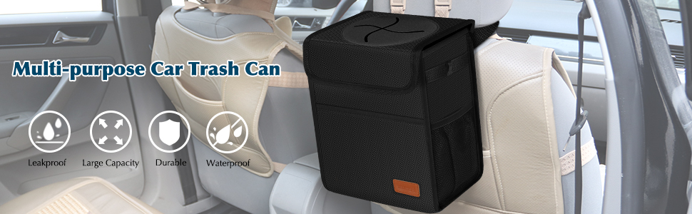 car trash can