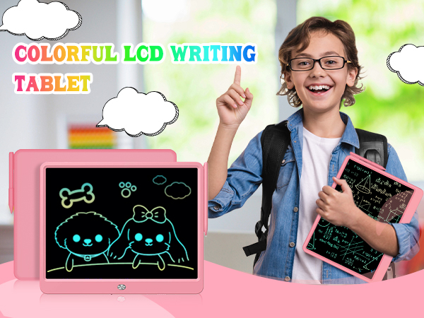 colorful lcd writing tablet